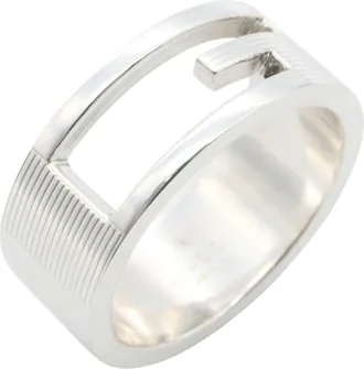 Gucci Silver Silver 925 Band Ring (Pre-Owned)