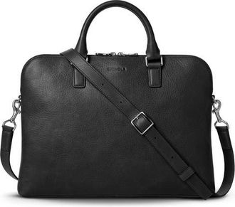 Shinola Portfolio Leather Briefcase in Black at Nordstrom