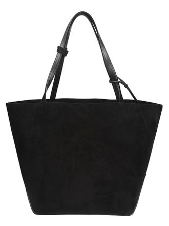 The Row Black Park Tote Matte Handbag