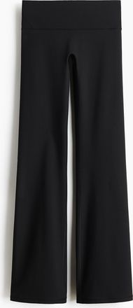 H&M Ausgestellte Sportleggings mit SoftMove - Schwarz