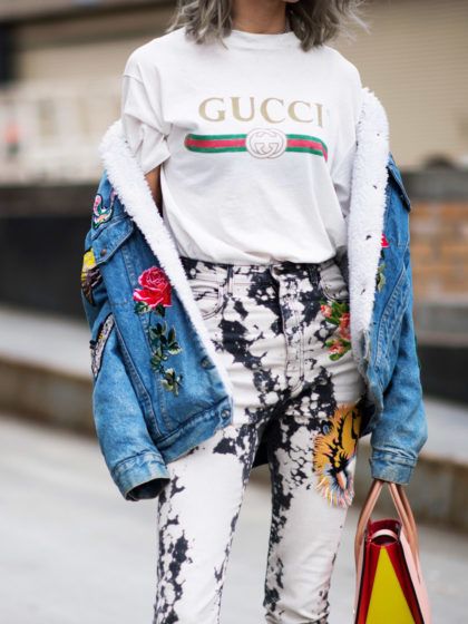 How The Fashion Set Work 80s Acid Wash Jeans