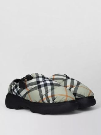 Burberry plaid loafers