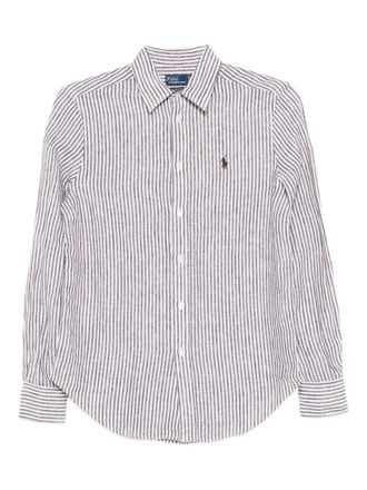 Polo Ralph Lauren Top a righe - Marrone