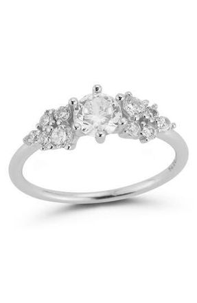 Glaze Jewelry CZ Cluster Ring in Silver at Nordstrom Rack, Size 8