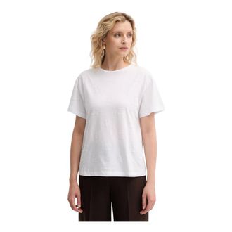 Twinset T-shirt Girocollo con Stampa Flock Ovale - - Tops - Donna - Bianco - M