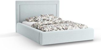 CXL by Christian Lacroix Cama con cabecero y baúl 180x200cm de tejido chenilla pistacho