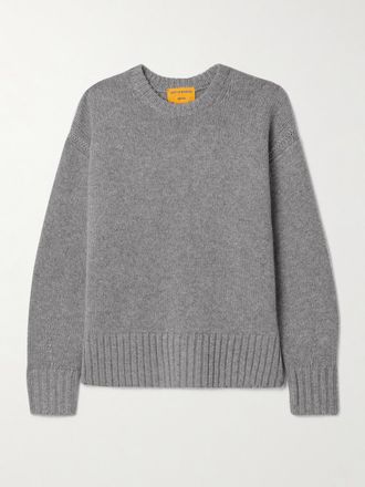 Guest In Residence Pullover In Cashmere - Grigio