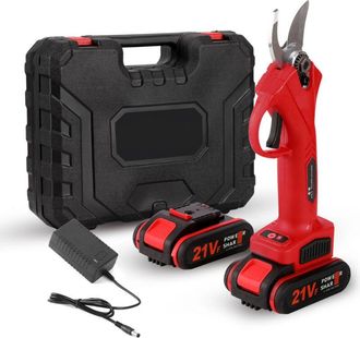 OEM Tijeras De Podar El&eacute;ctricas Inal&aacute;mbricas, Tijeras De Podar El&eacute;ctricas Profesionales De 30 Mm Con 2 Bater&iacute;as De 2,0 Ah, Hoja Afilada Sk5, Tijeras De Po