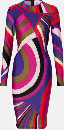 Pucci Printed jersey minidress