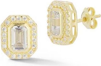 Glaze Jewelry Cubic Zirconia Cluster Stud Earrings in Gold at Nordstrom Rack