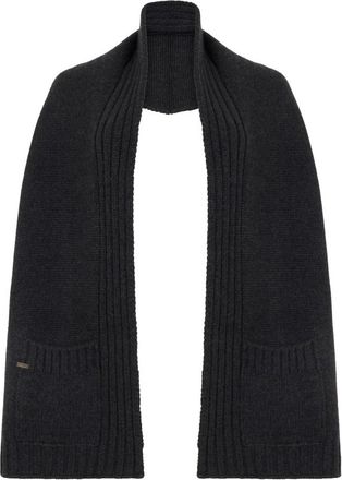 Moorer Sjaal met zakken - Dames - Wintersjaals - Grijs - ONE Size - Kasjmier - Accessoires