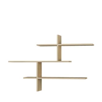 DRAWER Estanter&iacute;a de pared de madera L123cm - Madera clara