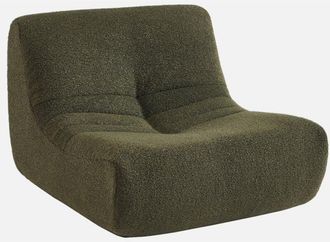 Sweeek Sillón infantil de una plaza con tejido borreguito texturizado, 1 plaza