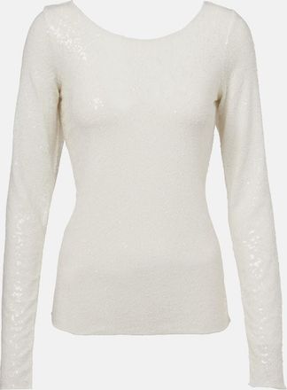 Polo Ralph Lauren T-shirt in jersey con paillettes