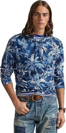 Polo Ralph Lauren Tropical-Print Jersey Hooded T-shirt Mens T Shirt Palm Shadow : 2XL, Cotton