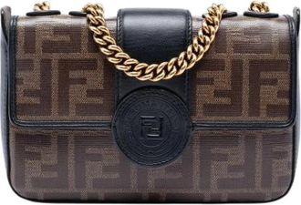 Fendi Pre-owned Vintage Crossbody Bag - Dames - Vintage Schoudertas - Bruin - ONE Size - Leer - Vintage
