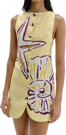 Cala de la Cruz Rhoda Mini Dress In Calicoama