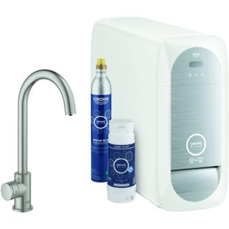 GROHE Blue Home Mono C-spout Starter Kit Grifo Mono Con Funci&oacute;n