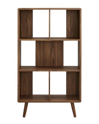 ModWay Transmit 5 Shelf Wood Grain Bookcase