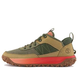 Timberland (WMNS) Timberland Greenstride Motion 6 Low Waterproof Hiking Boots Beige Nubuck A2AVJEN7