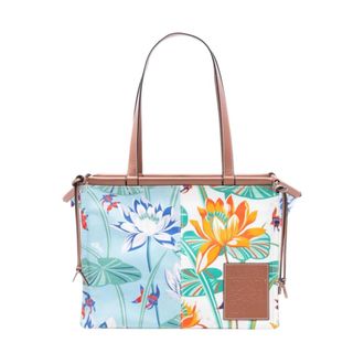 Loewe Pre-owned Floral Print Tote Bag - Dames - Vintage Shopper - Veelkleurig - ONE Size - Vintage