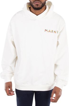 Marni Collage Bouquet Embroidered Hoodie