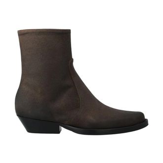 Anna F. 9677 Enkelboot - Dames - Schoenen - Bruin - Maat: 37 1/2 EU
