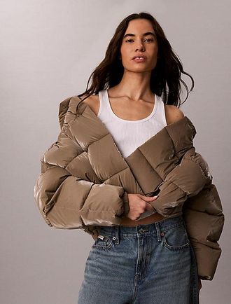 Calvin Klein Chaqueta De Plumas Holgada