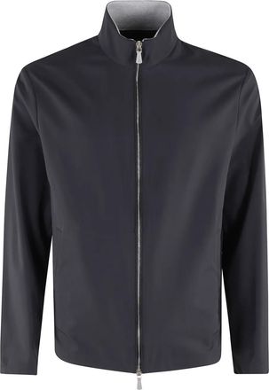 Eleventy Giacca con zip - Blu