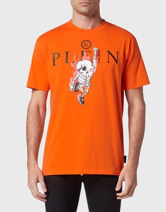 Philipp Plein T-Shirt Ronde Hals Skull