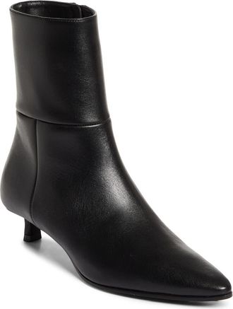 Jimmy Choo London Lory Kitten Heel Ankle Boot in Black at Nordstrom, Size 10.5Us