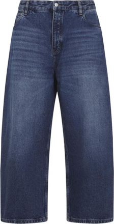 STUDIO NICHOLSON Loose Fit Jeans, male, Blue, XL, Paolo Denim Pant