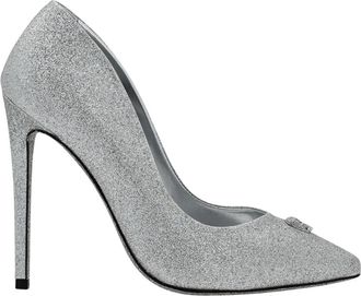 Philipp Plein Glitter Decollete Pumps - Dames - Pumps - Grijs - 40 EU - Leer - Schoenen