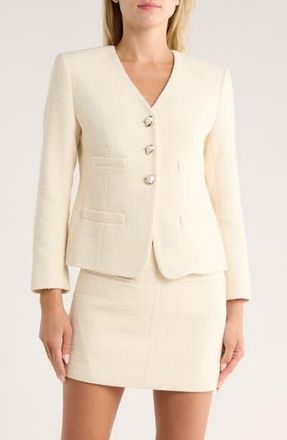 A.L.C. Luca Tweed Jacket in Off White at Nordstrom Rack, Size 6