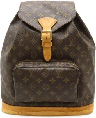 Louis Vuitton Pre-owned Backpacks, female, Brown, Size: ONE SIZE Pre-owned Canvas louis-vuitton-bags