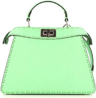 Fendi Peekaboo Top Handle Leather Bag