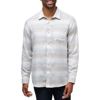 Travis Mathew Cloud Flannel Button-Up Shirt in Oxford Tan at Nordstrom Rack, Size Xxx-Large
