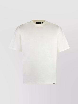 Represent cotton ribbed crew-neck t-shirt