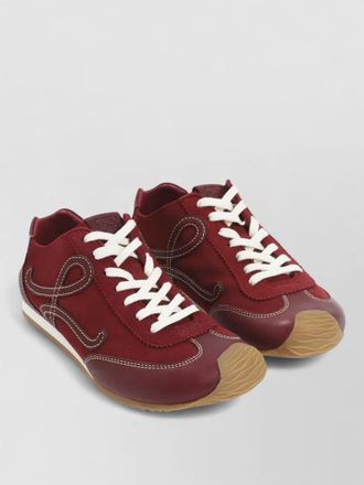 Loewe ballet runner sneaker unlined rubber sole