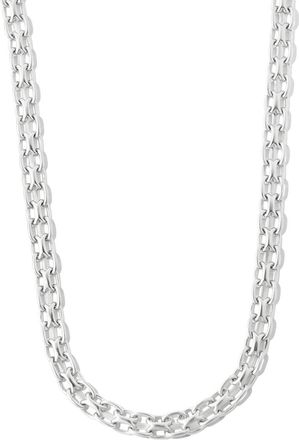 Tom Wood Sterling Silver Vintage Chain Necklace - Mens - Sterling Silver