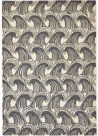 Scion Designer Teppich Wave Liquorice - handgetuftet, aus 100% reiner Schurwolle