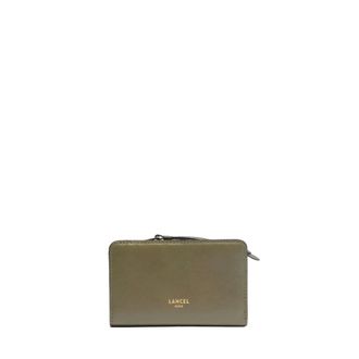 Lancel Cartera compacta rectangular con cremallera - Accessories - Mujer - Verde - ONE SIZE