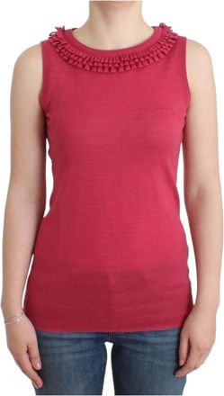 John Galliano Donna, Top, Rosa, S, new