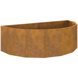 vidaXL Jardinera Oxidado 120 X 60 X 35 Cm Acero Autopatinable Vidaxl