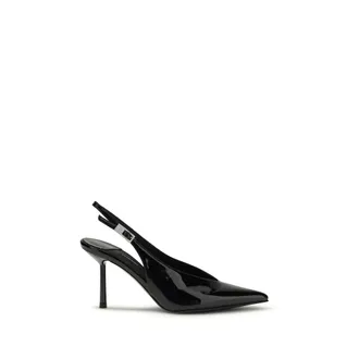 Le Silla Black Calf Leather Bos Taurus High Heel Womens Pumps