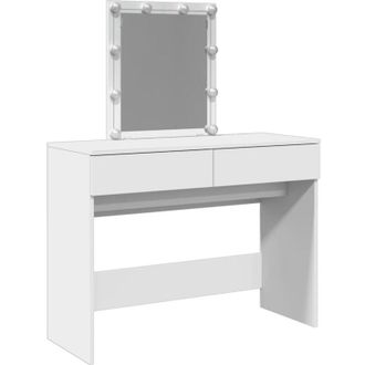 vidaXL Tocador con luces led blanco 100x40x130 cm Vidaxl