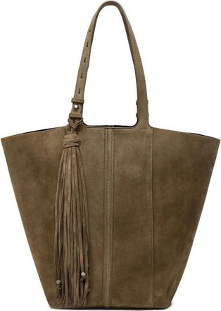 Golden Goose 24/7 North South Shopping Bag - Dames - Shoppers - Groen - ONE Size - Leer - Tassen