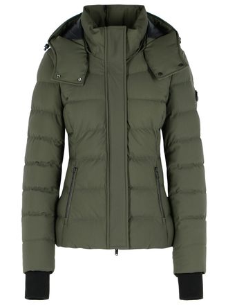 Moose Knuckles Betta groene nylonmix jas