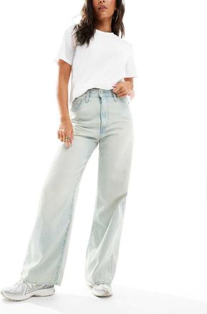 Levi's Jeans ampi lavaggio candeggiato stretti in vita-Neutro