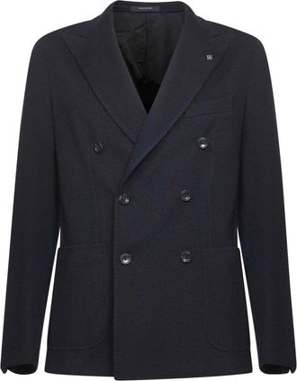 Tagliatore Montecarlo Blazer - Heren - Blazers - Blauw - L - Polyester - Jassen